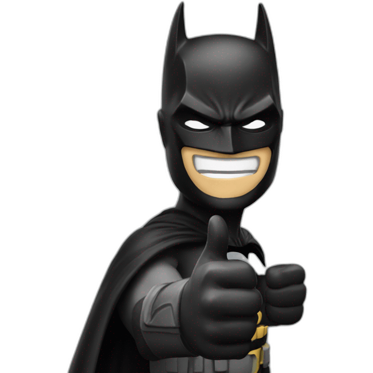 BATMAN THUMB UP emoji