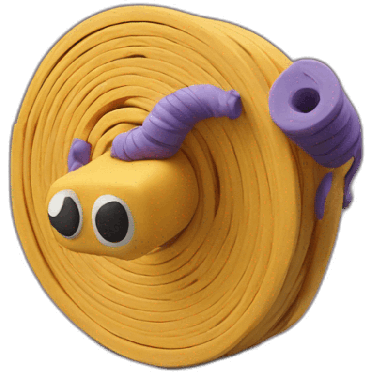 Plasticine 35mm film coil emoji