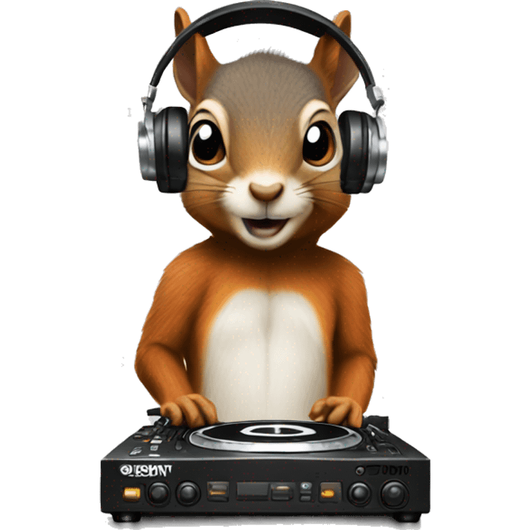 dj squirrel emoji