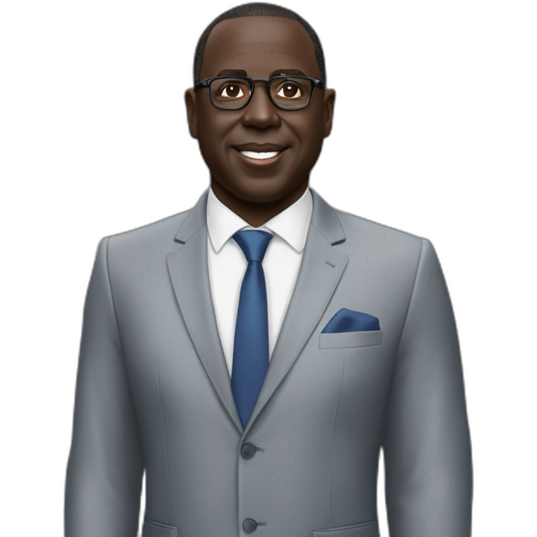 Macky sall avec le maillot du réal  emoji