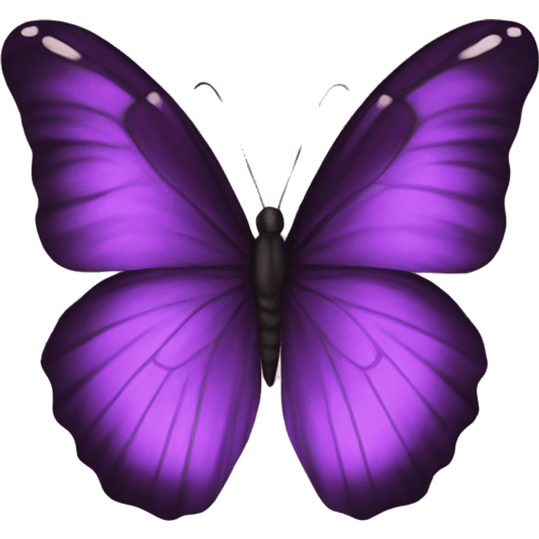 Butterfly purple emoji