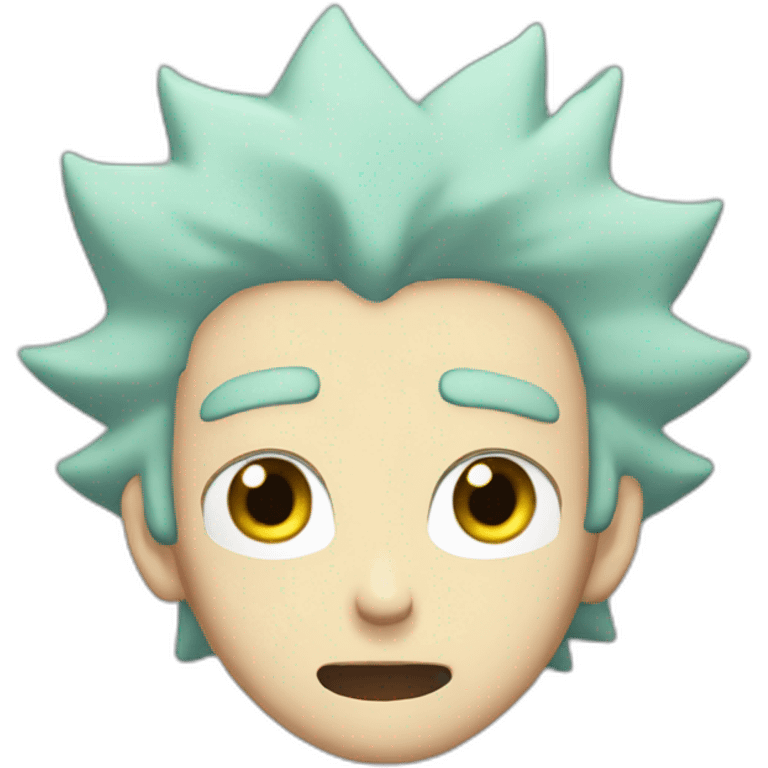 young anime rick sanchez emoji