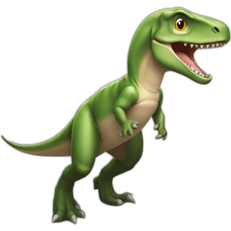 Dauphin sur dinosaure emoji