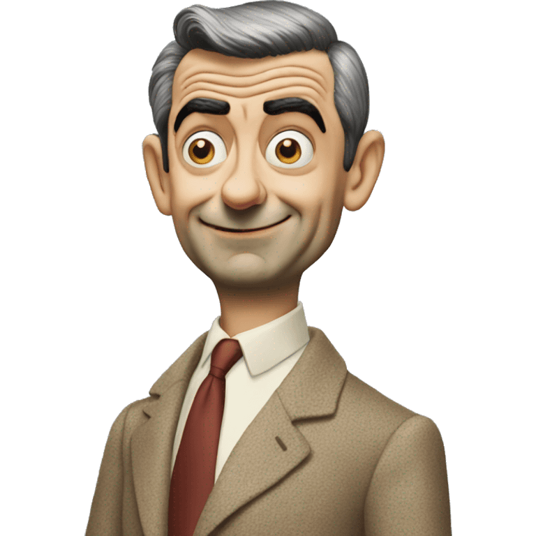 mr bean in cats world emoji