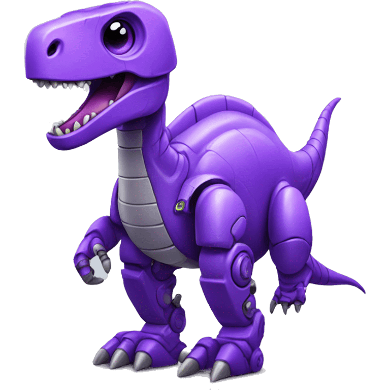 purple robot dinosaur emoji