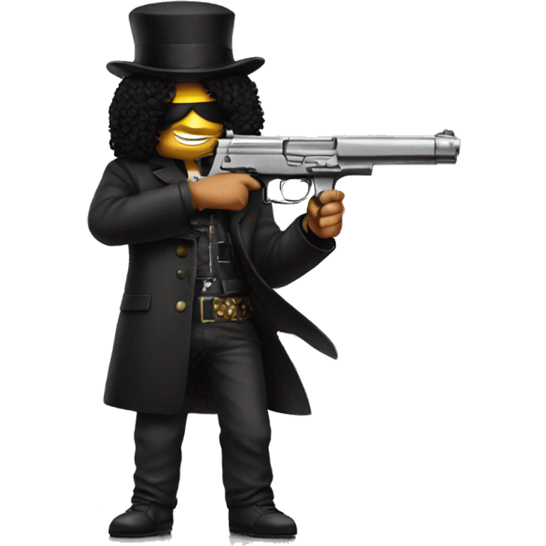 slash with a gun emoji