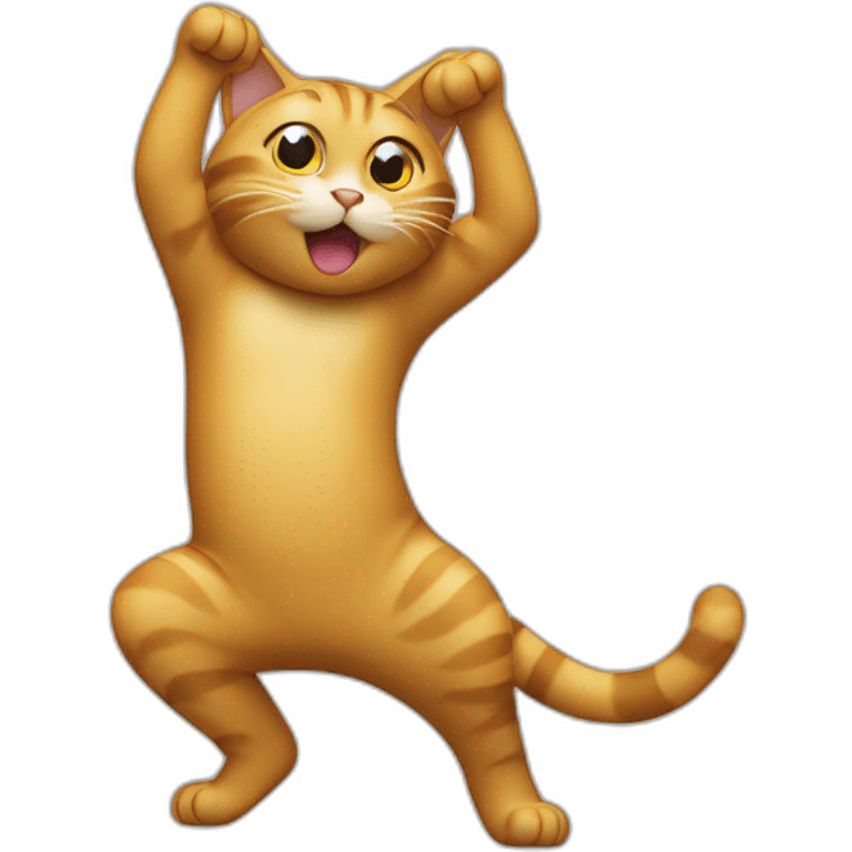 cat dabbing emoji