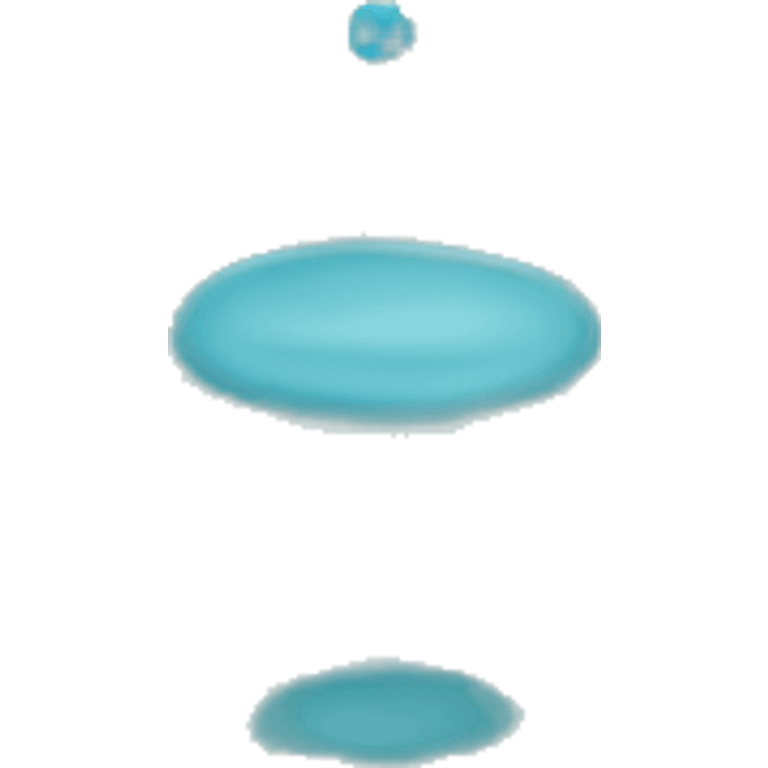 Realistic lake water isolated.  emoji