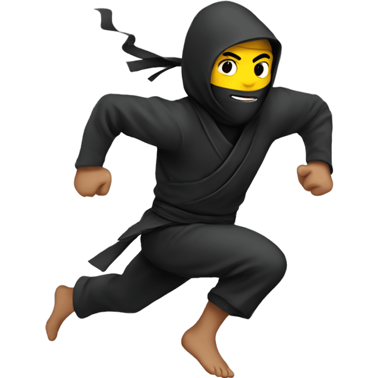 running ninja emoji