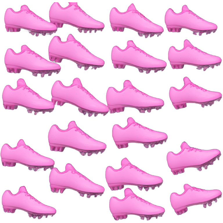 Pink cleats emoji