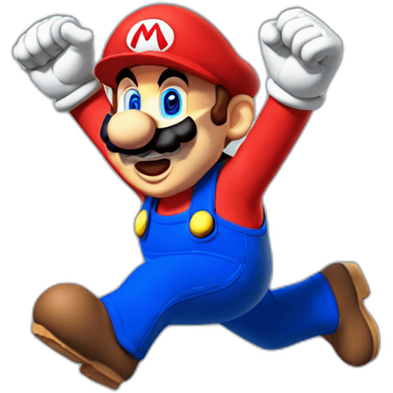 Mario Jumping emoji