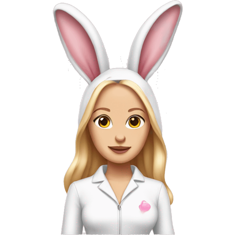 Regina George wearing bunny costume emoji