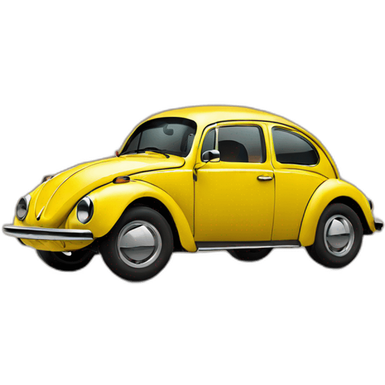 coccinelle Volkswagen jaune emoji