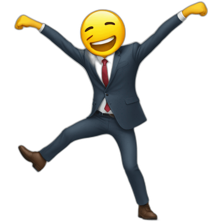 finance bro dabbing emoji