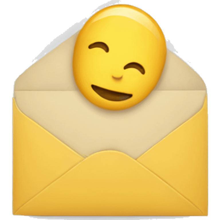 person holding envelope emoji