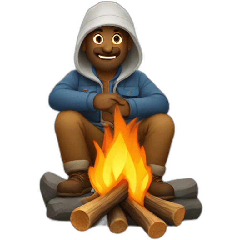 campfire man emoji