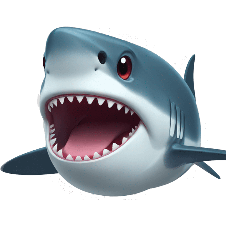 open mouth shark emoji