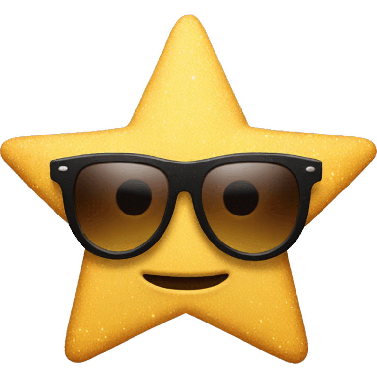 star with sunglasses emoji