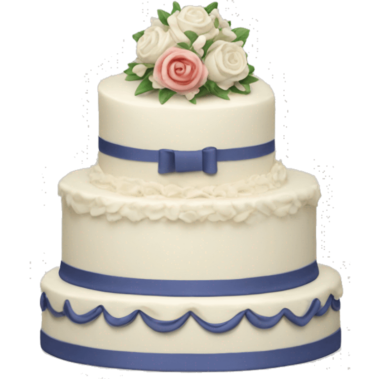 Milefogle wedding cake emoji