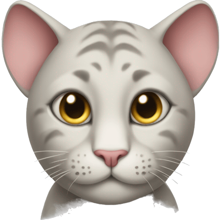 cat with elephent head emoji