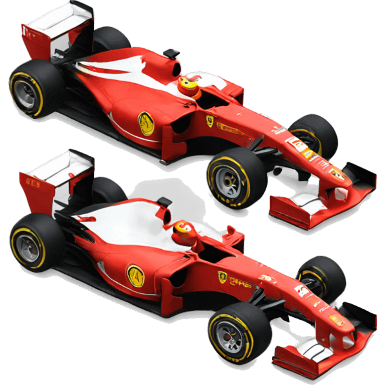 ferrari formula one car emoji