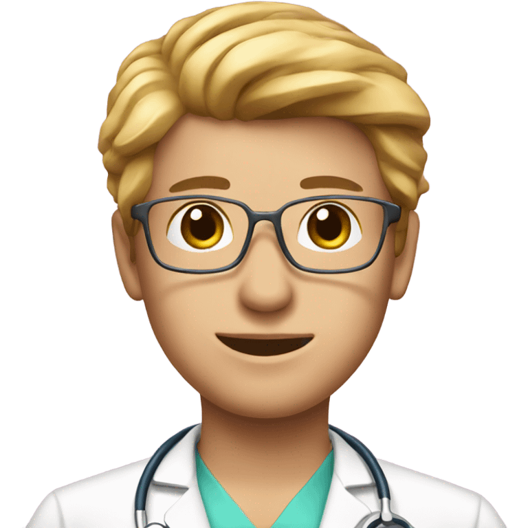 Doctor pink Scrub emoji