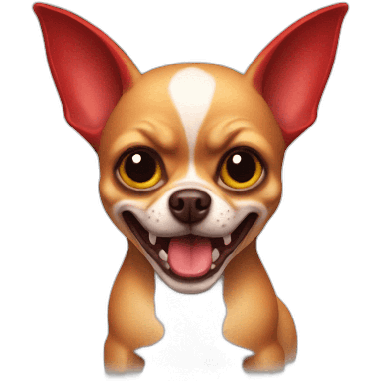 Chihuahua devil emoji