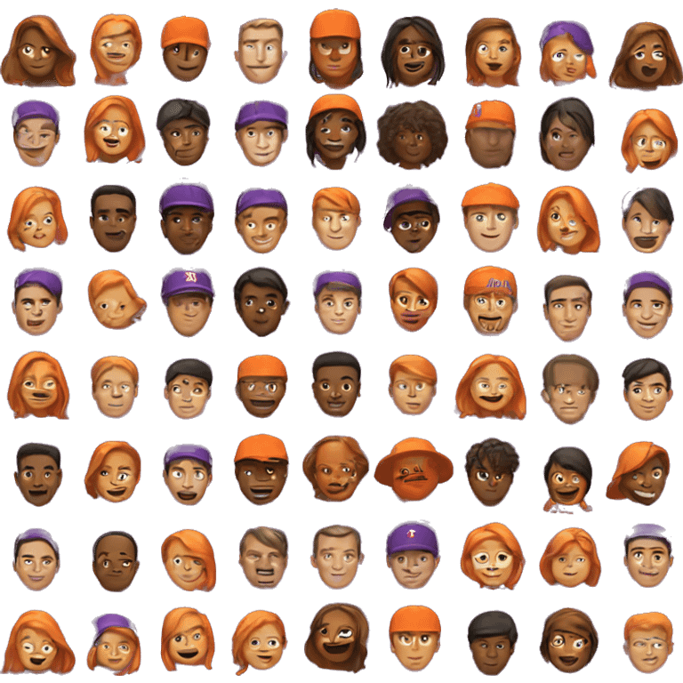 Clemson university emoji