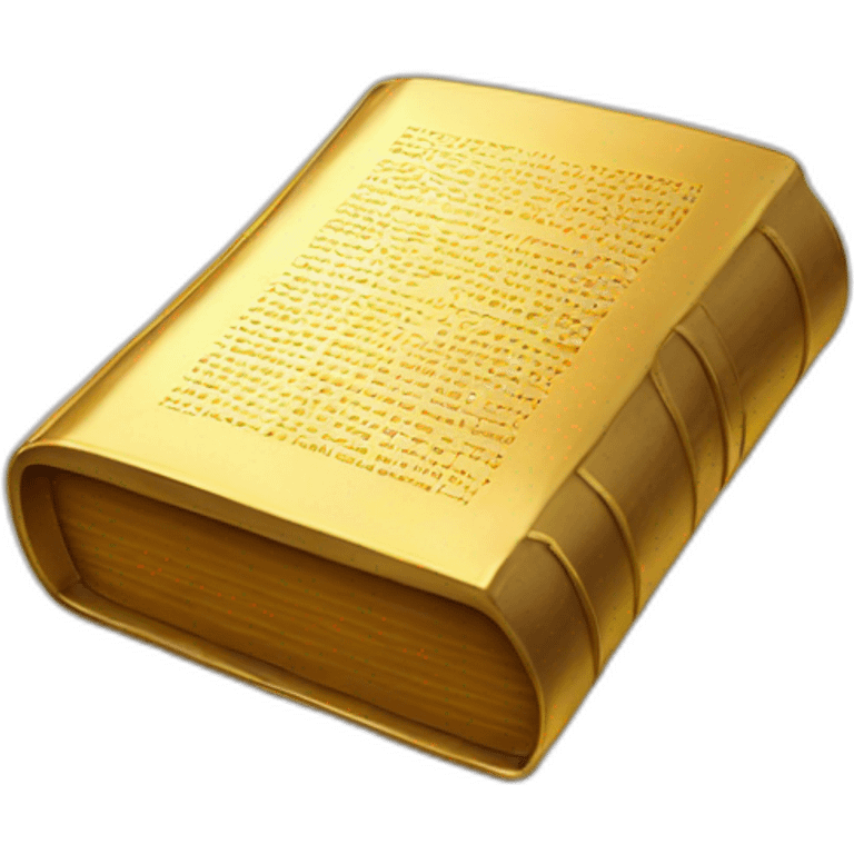 gold thick  bible emoji