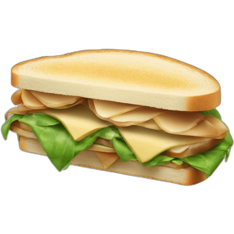 sandwich made of turtle emoji