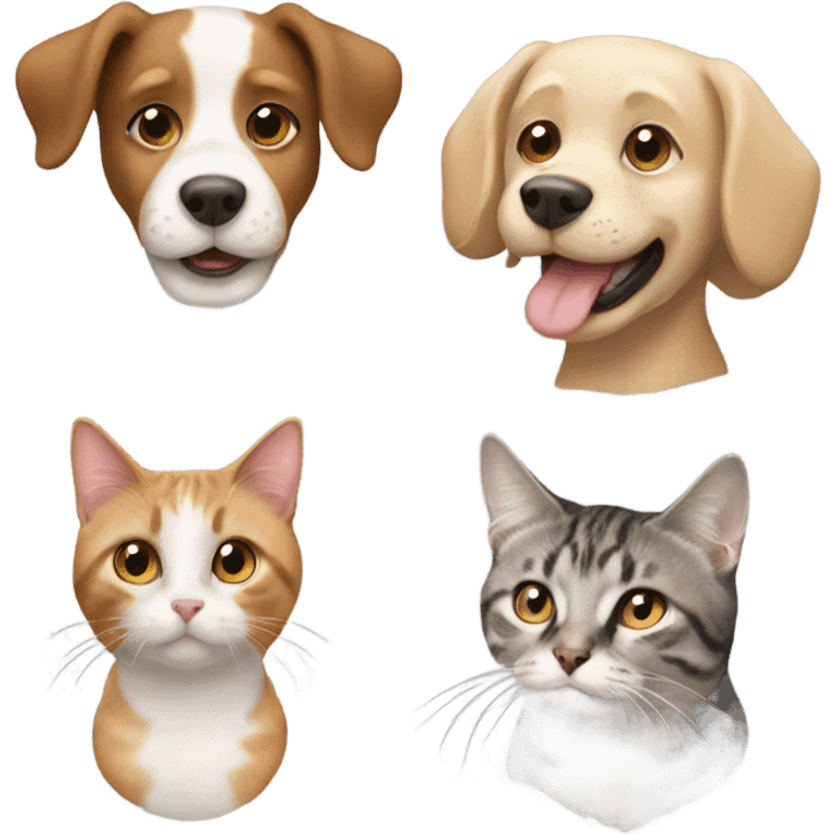 Dog and cat mix emoji