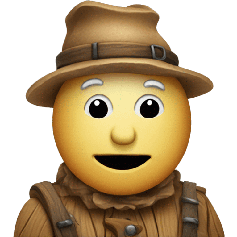 Un bonhomme en bois  emoji