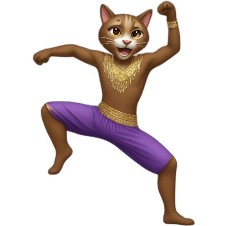 Cat dancer emoji