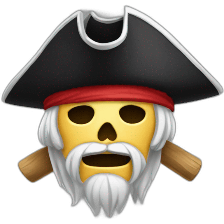 Esqueleto pirata  emoji