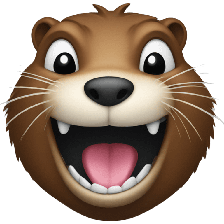 beaver with big teeth emoji