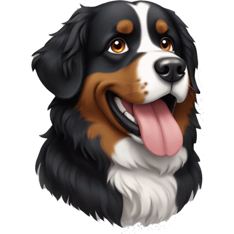 Bernese montain dog emoji