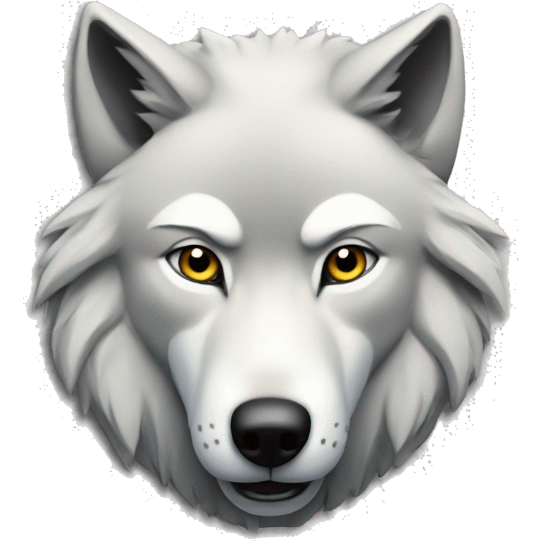 a sigma wolf emoji