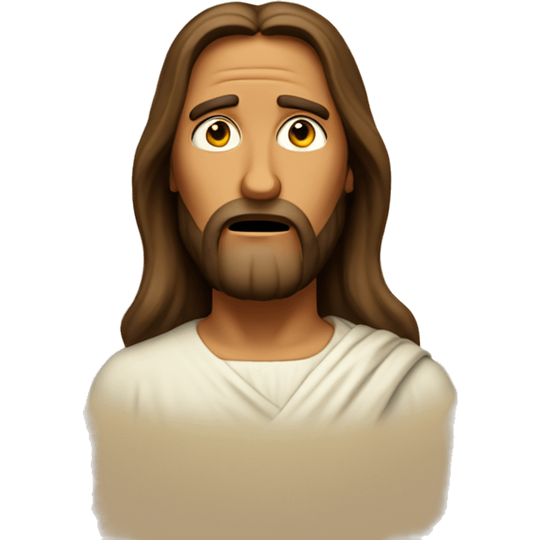 jesus is shocked emoji