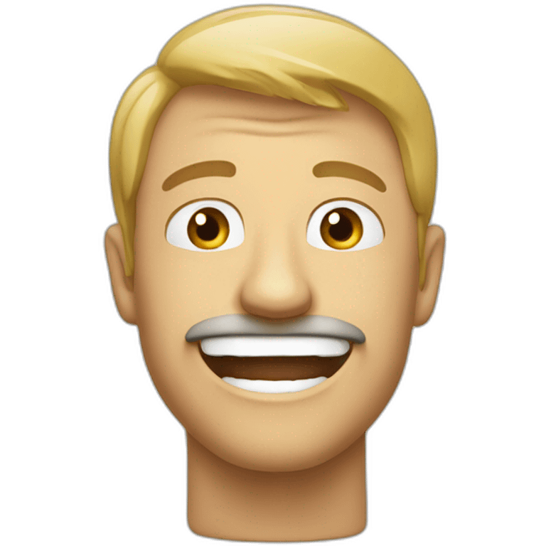 homme qui meurt de rire emoji