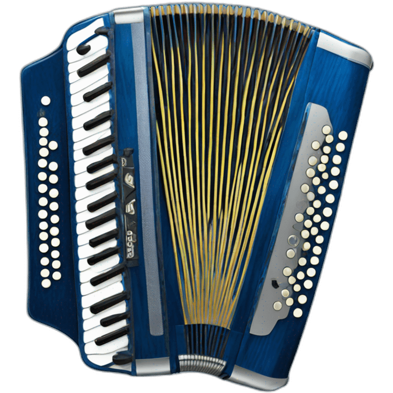 Erlandskian Blue Terminian bayan Accordion Instrument emoji