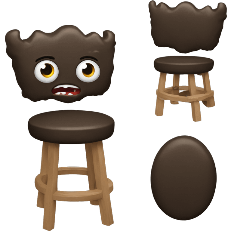 Monster barstool emoji