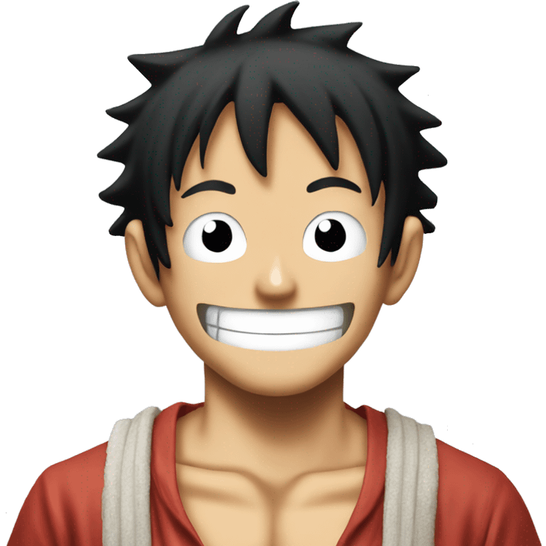 Luffy from one piece emoji