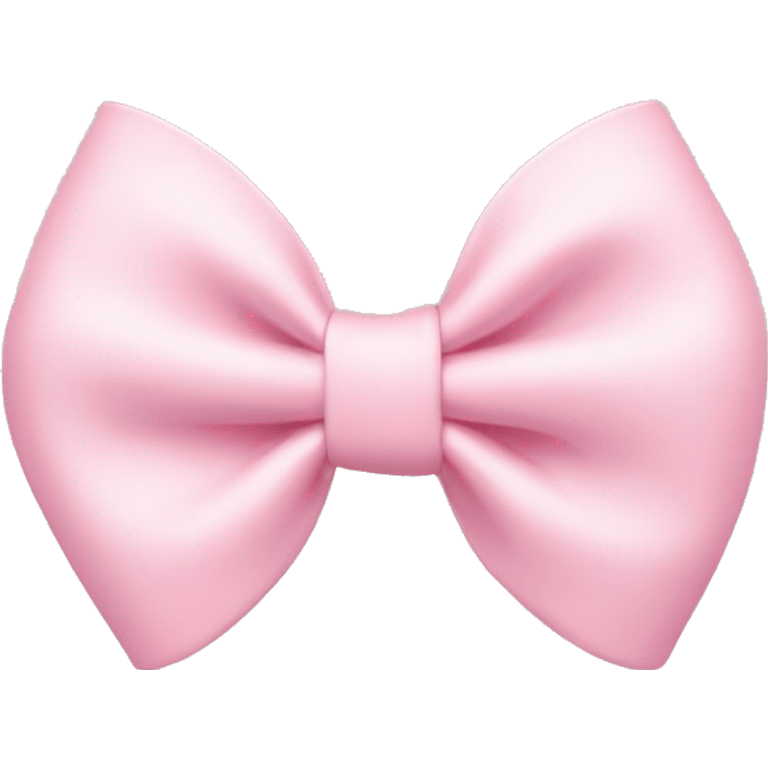 light pink bow on light pink bow emoji