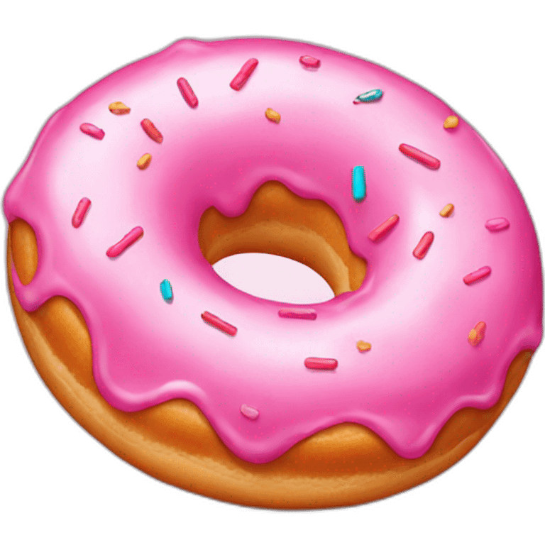 pink donut emoji