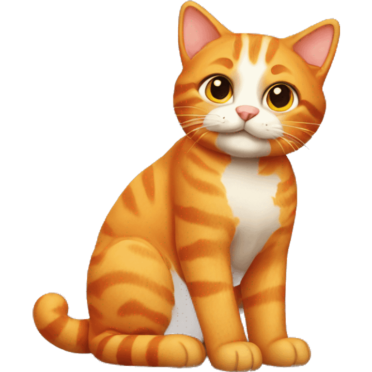 Orange tabby cat emoji