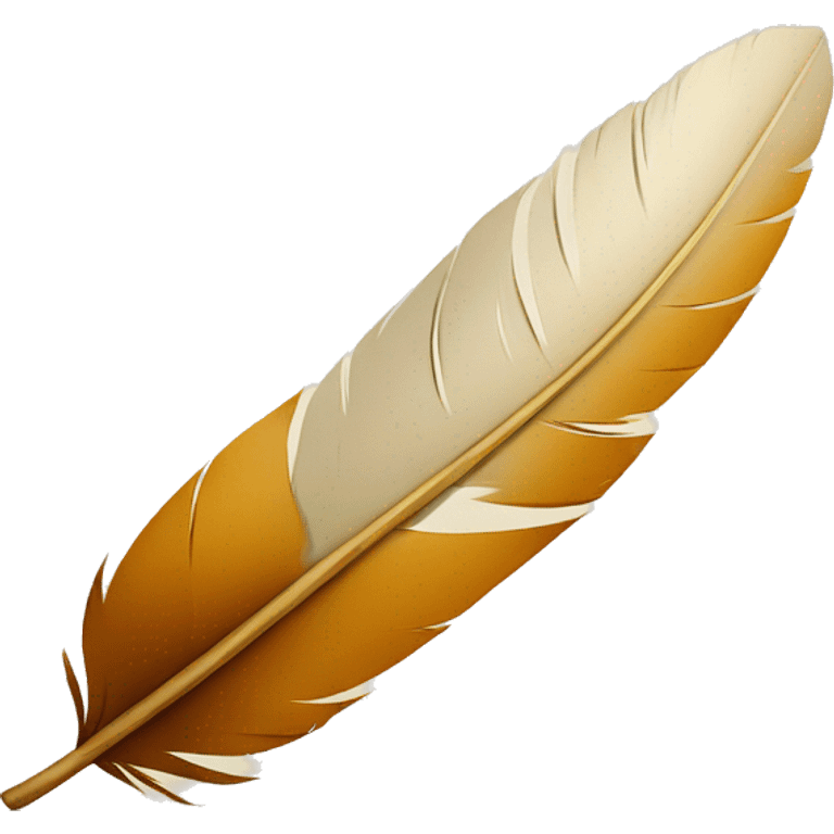 a feather quill and paper emoji