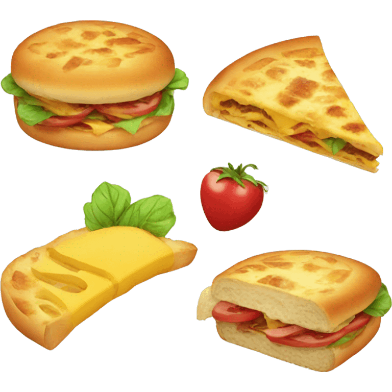  frenc food  emoji