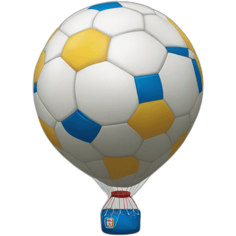 Ballon sur terrin de foot emoji