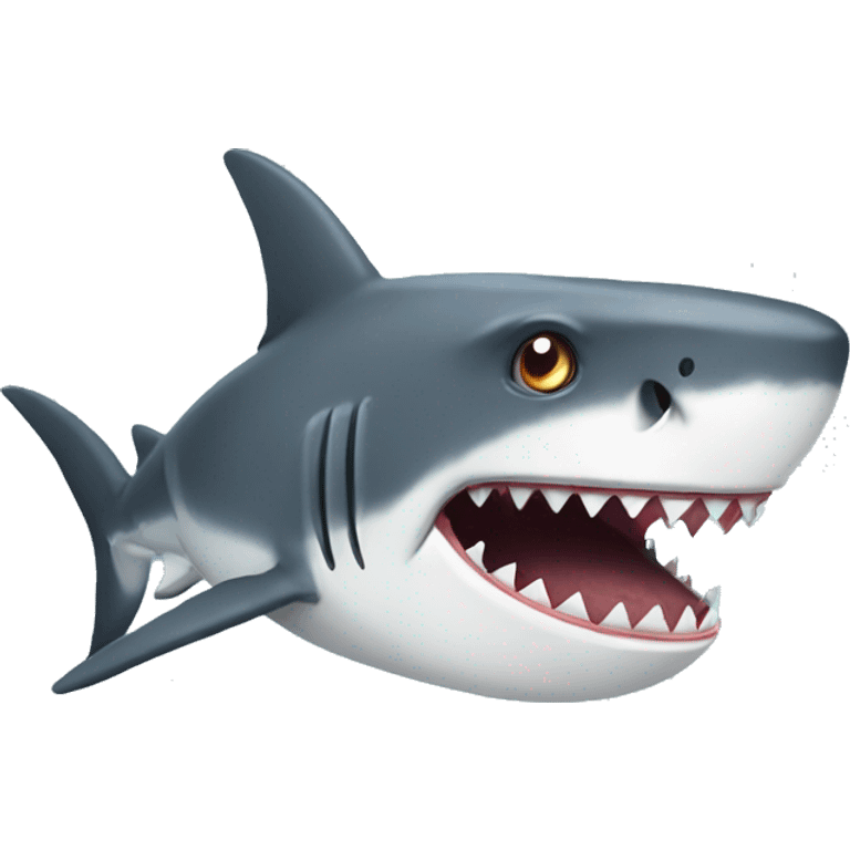 Bad shark emoji