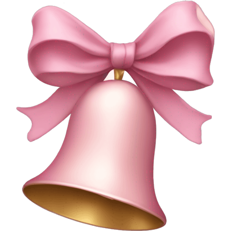 Light pink Christmas bells emoji